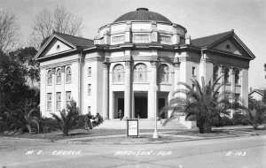 M E Church Madison Florida RPPC Real Photo postcard