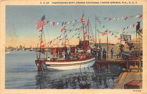 Sightseeing Boat Sponge Exchange Tarpon Springs FL