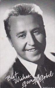 Vintage Arcade Card George Gobel