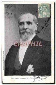 Old Postcard Emile Loubet President of the Republic