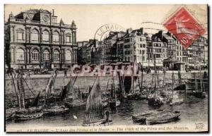 Old Postcard Le Havre L & # 39arc pilot and museum