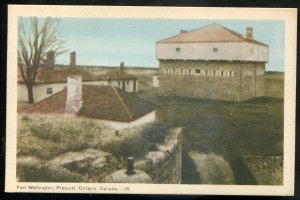 h205 - PRESCOTT Ontario Postcard 1940s Fort Wellington