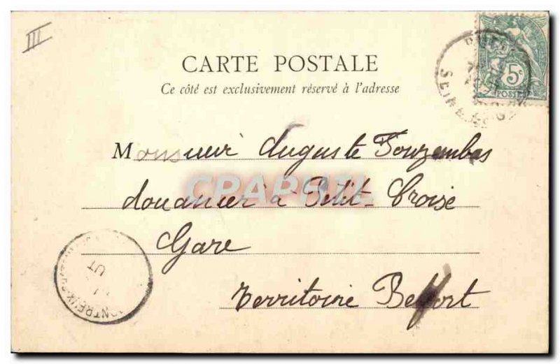 Old Postcard Rueil La Foret guardhouse and the cottage of & # 39etang Saint C...