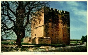 Cyprus Kolossi Castle Vintage Postcard 08.49