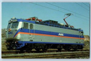 1960 Washington Postcard Marc 4900 Maryland Area Rail Commuter Service Baltimore