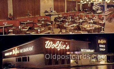 Fort Lauderdale Florida USA Wolfies Restaurant Unused 