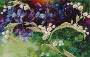 Attractive Flower Greetings - Mailed - DB