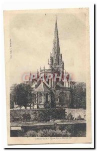 Carentan Old Postcard Notre Dame Church Is