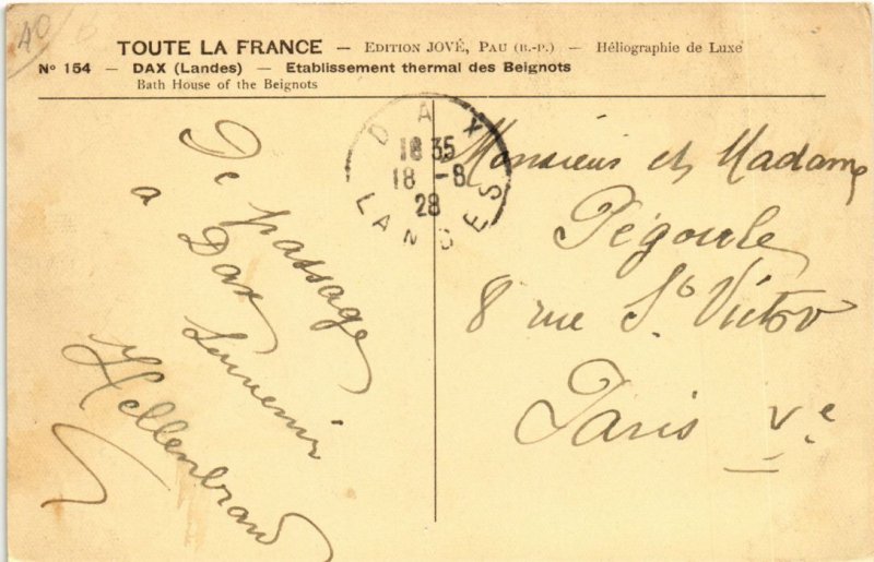 CPA Dax Etablissement thermal des Baignots (1262912)