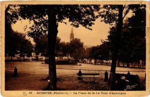 CPA QUIMPER (Finistere) - La Place de La Tour d'Auvergne (457419)