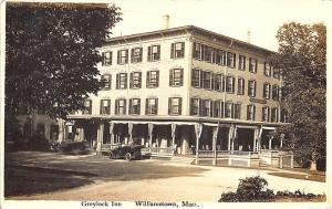 Williamstown MA Greylock Inn in 1912 published by John Navin RPPC Postcard