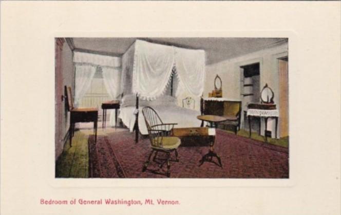 Virginia Mount Vernon Bedroom Of General Washiongton