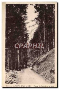 Old Postcard From Around Peira Cava Route De Turini And La Foret