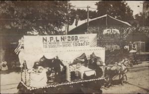 Norwalk OH Circvus Parade Float Centennial c1910 Real Photo Postcard jrf