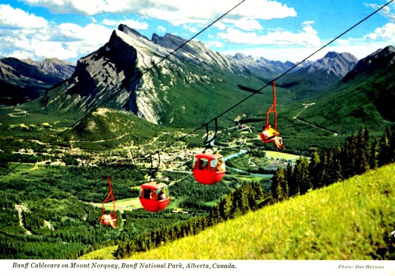 Canada - Alberta, Banff. Mt Norquay  (Aerial Lift)