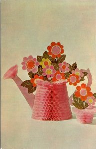 Advertising Postcard OH Cleveland Party Maid Paper Floral Sprinkler 1964 V84