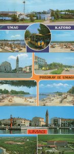 Umag Croatia Katoro Pazdrav incl Yellow Herbie Cars 3x Postcard