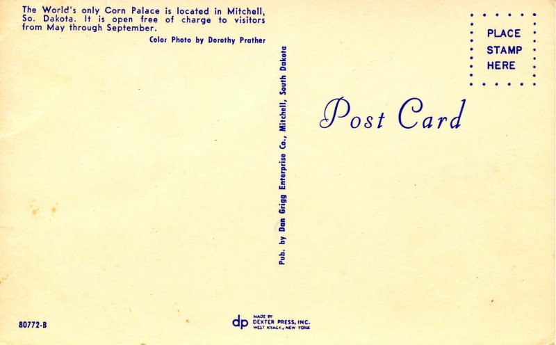 SD - Mitchell. Corn Palace, 1963