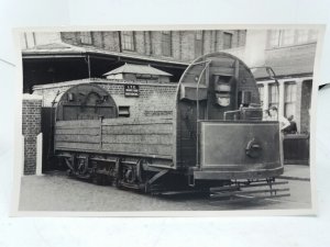 Original Vintage Gloss Photo London Tramways Maintenance Tram Car  01 LTE