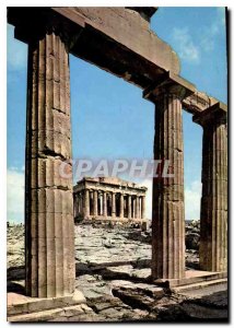 Postcard Modern Athens The Panthenon by Propylees