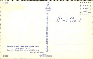 New Hampshire, Claremont - Broad Street Park & Town Hall - [NH-288]