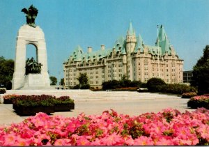 Canada Ottawa Chateau Laurier and War Memorial