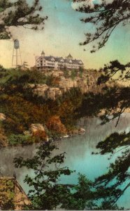 New York Lake Minnewaska Cliff House From Wildmere Saddle Horse Stand Albertype
