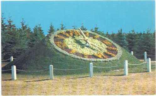 The Floral Clock, International Peace Gardens, North Dakota, Manitoba, Chrome