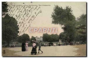 Paris (14) - Park of Montsouris-view D & # Postale 39ensemble-wife-child-card...