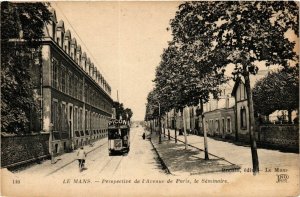 CPA LE MANS - Perspective de l'Avenue de Paris le Seminaire (299467)