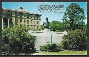 Wisconsin, Madison - Monument of W.D. Hoard - Agricultural Campus - [WI-141]