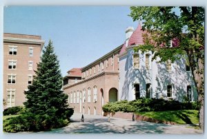 1960 Boonville Missouri Postcard South Entrance Kemper Military School College