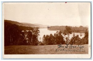 c1920's Joffre Lake View Near Parrsboro Nova Scotia Canada RPPC Photo Postcard