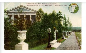 WA - Seattle. Alaska-Yukon-Pacific Expo 1909. Rainier Vista & Music Pavilion