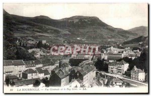 Old Postcard La Bourboule Generale View and Puy Gros