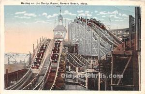 Racing on the Derby Races Revere Beach, MA, USA 1917 