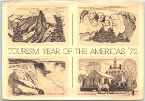 Postcard - Tourism Year of the Americas '72