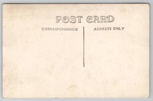 RPPC Young Boys In Flowers Ray Jackson And Kenneth Hurtsman Photo Postcard I41