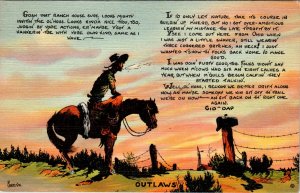 Outlaws Western Drawing BIN