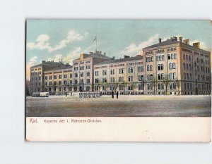 Postcard Kaserne der l. Matrosen-Division, Kiel, Germany