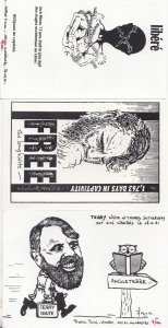 Terry Waite Political Prisoner POW Limited Edition of 100 3x Postcard s