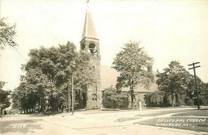 IL, Waukegan, Illinois, RPPC, Episcopal Church