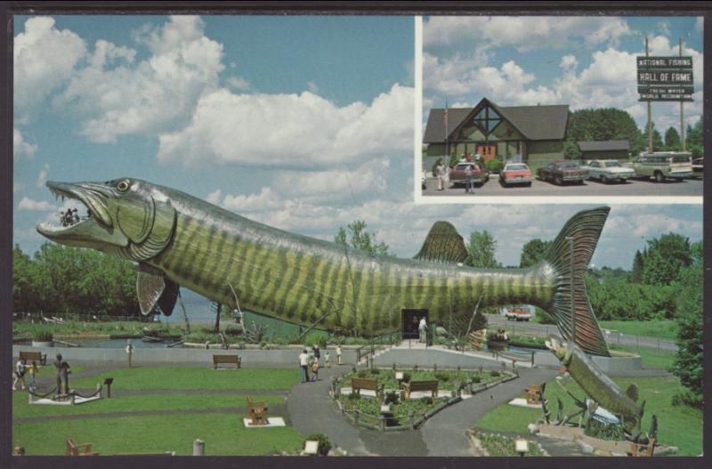 Musky,Freshwater Fishing Hall of Fame,Hayward,WI Postcard  United States -  Wisconsin - Other, Postcard / HipPostcard