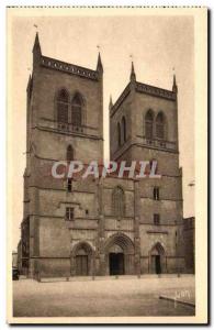 Old Postcard La Douce France Saint Flour The Cathedral