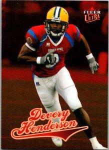 2004 Fleer Football Card Devert Henderson New Orleans Saints sk9402