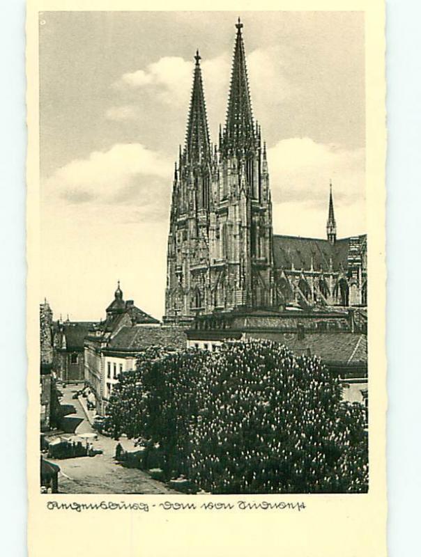 Regensburg Hauptbahnhof Gaststatten Anton Kathe Pfister  Postcard # 6354