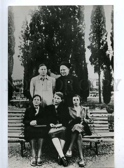 182027 writer Arkady Gaidar in Yalta in 1940 old postcard