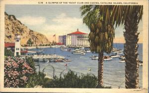 Yacht Club and Casino - Catalina Island CA, California - Linen