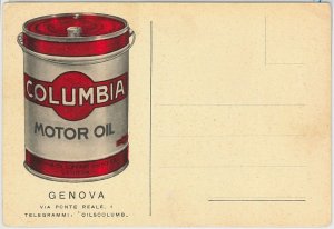 53183 - Vintage ADVERTISING POSTCARD - GENOA - Columbia MOTOR OIL-