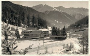 Switzerland Hotel Spinabad Davos Glaris RPPC 06.85